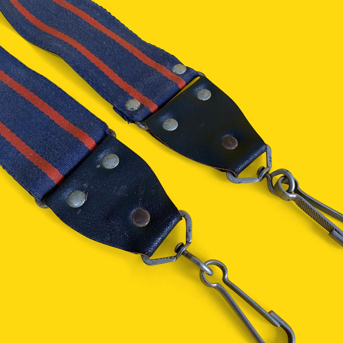 Navy Blue & Red SLR Camera Strap