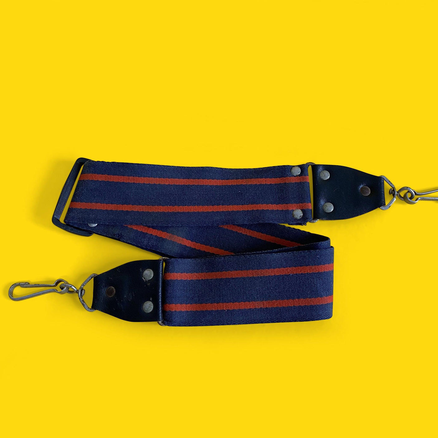 Navy Blue & Red SLR Camera Strap