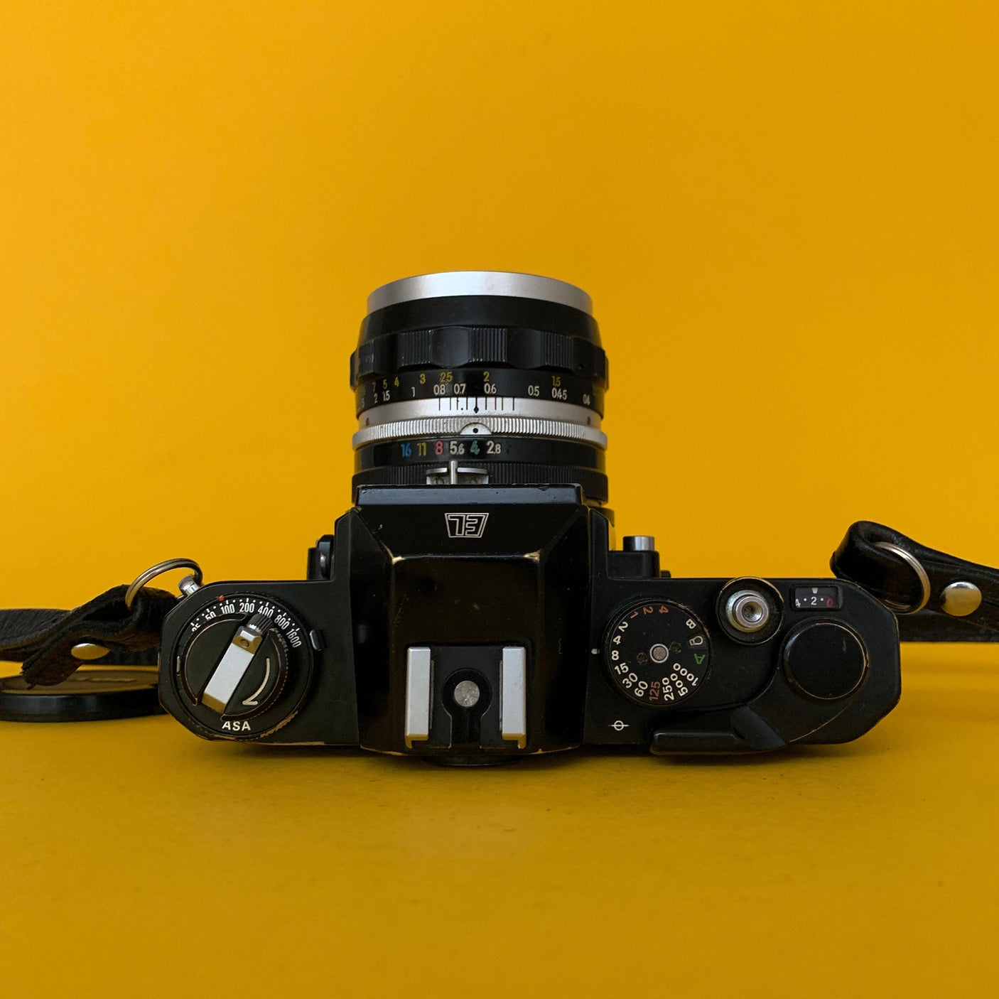 Nikomat EL Vintage 35mm SLR Film Camera w/ Nikkor-S f/2.8 35mm Lens