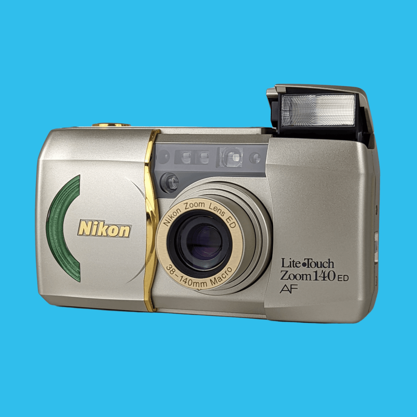 Nikon Lite Touch Zoom 140ED 35mm Film Camera Point and Shoot