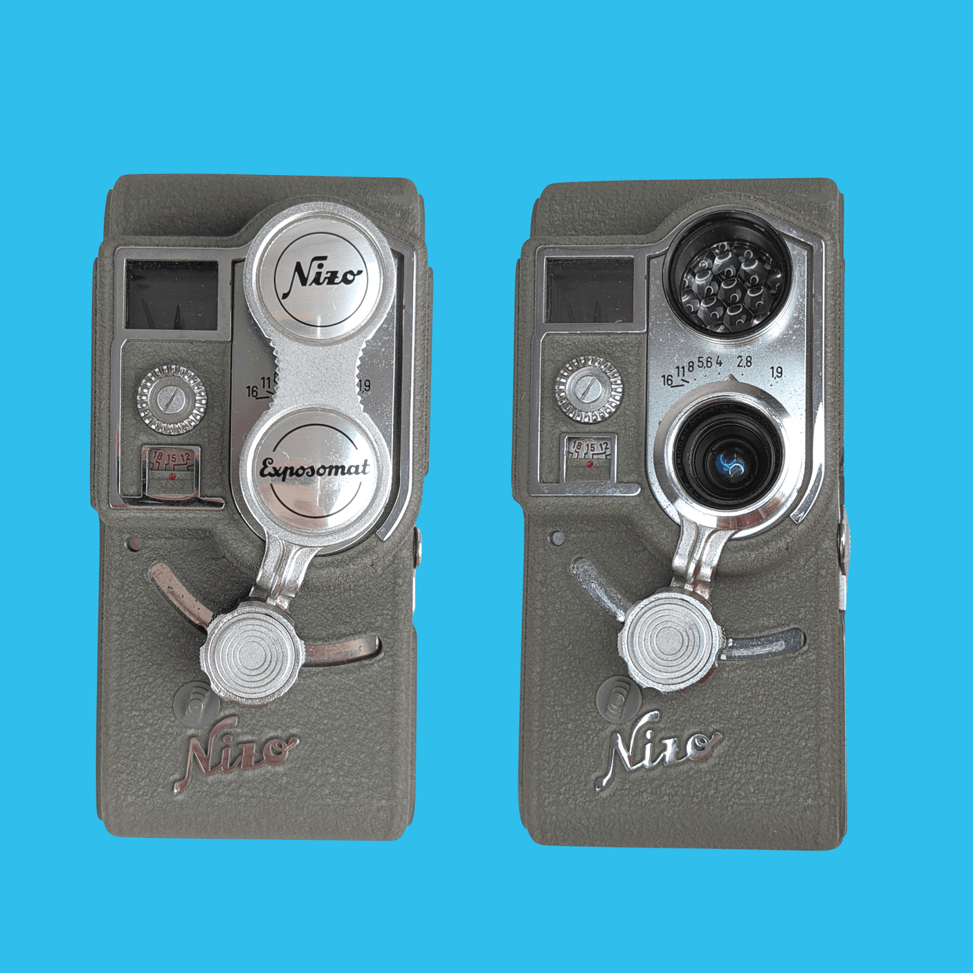 Nizo Exposomat 8 Vintage 8mm Movie Cine Camera With Original Case