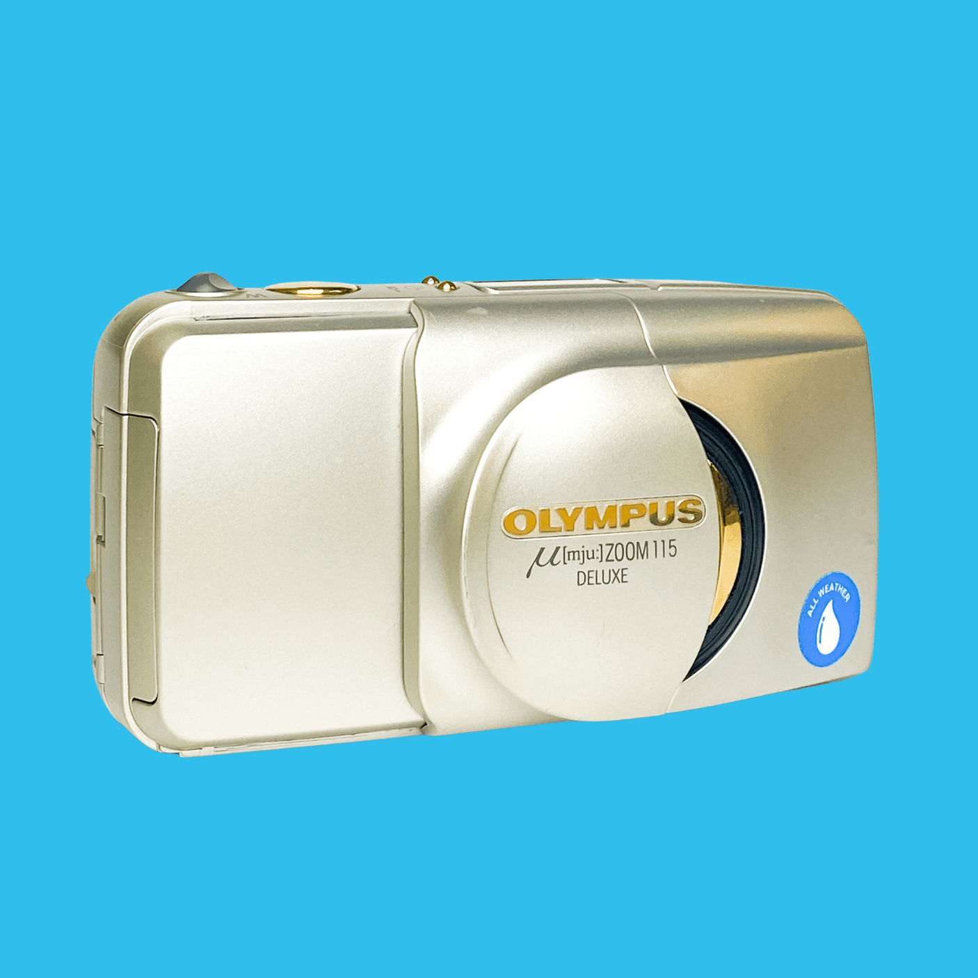 Olympus MJU Zoom 115 Deluxe 35mm Point and Shoot Film Camera.