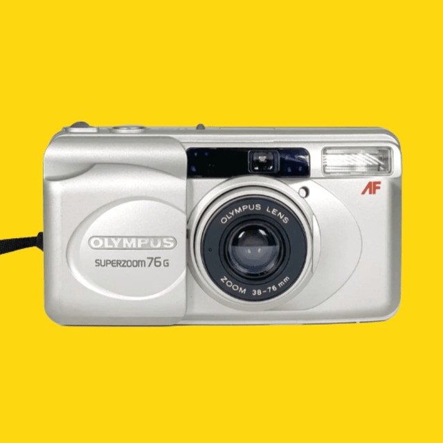 Olympus Superzoom 76G AF Point and Shoot 35mm Film Camera