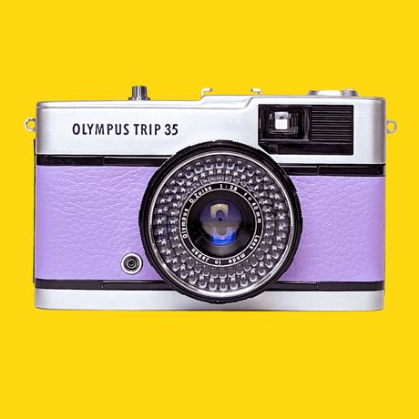 Olympus Trip 35 Lilac Point and Shoot 35mm Film Camera