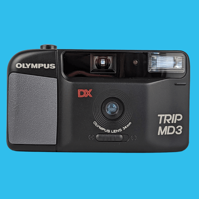 Olympus Trip MD3 Black 35mm Film Camera Point and Shoot