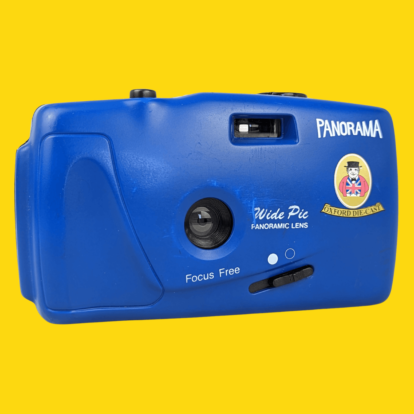 Panorama 35mm Film Camera and 1 x Roll of 35mm Film - Blue