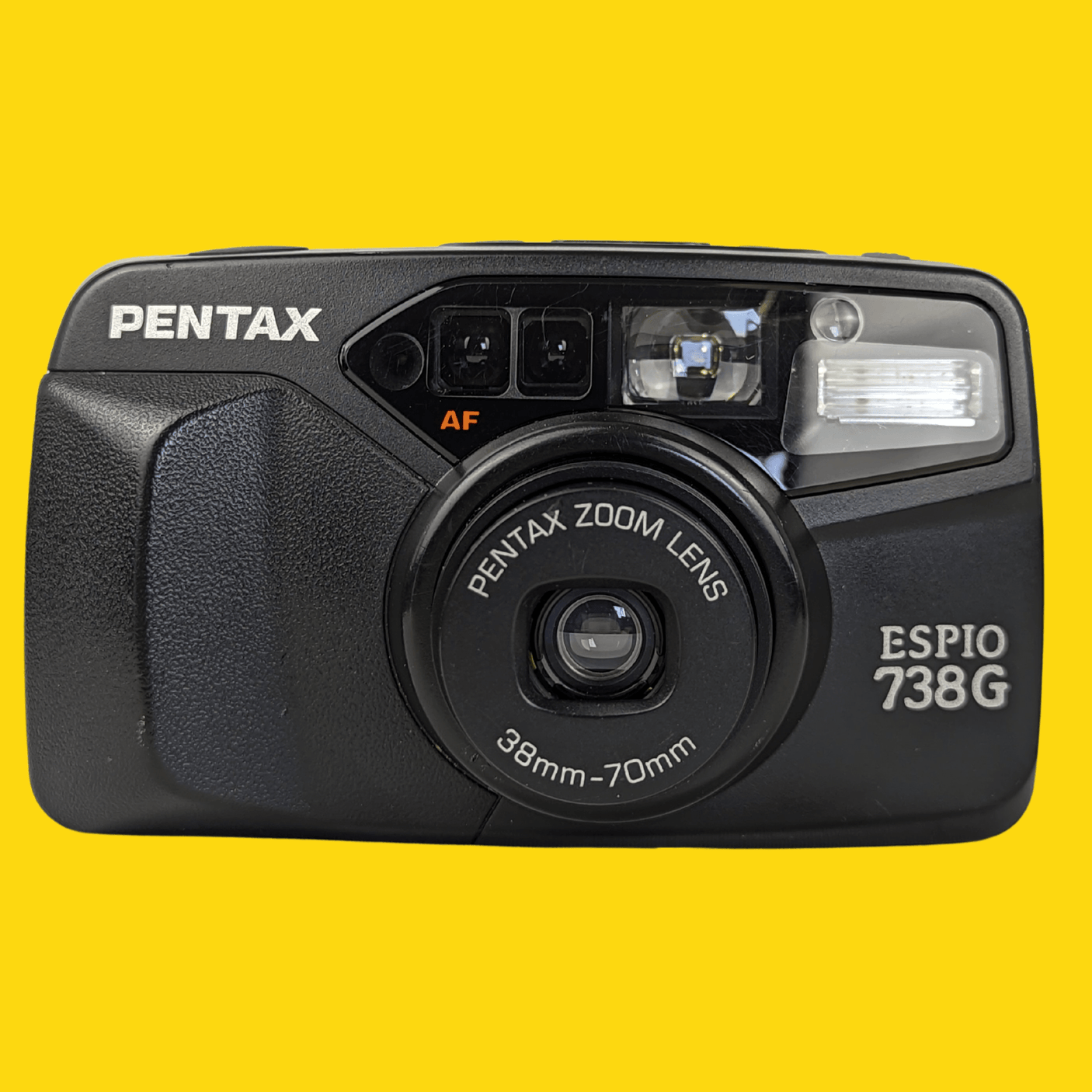 Pentax Espio 738G Black 35mm Film Camera Point and Shoot