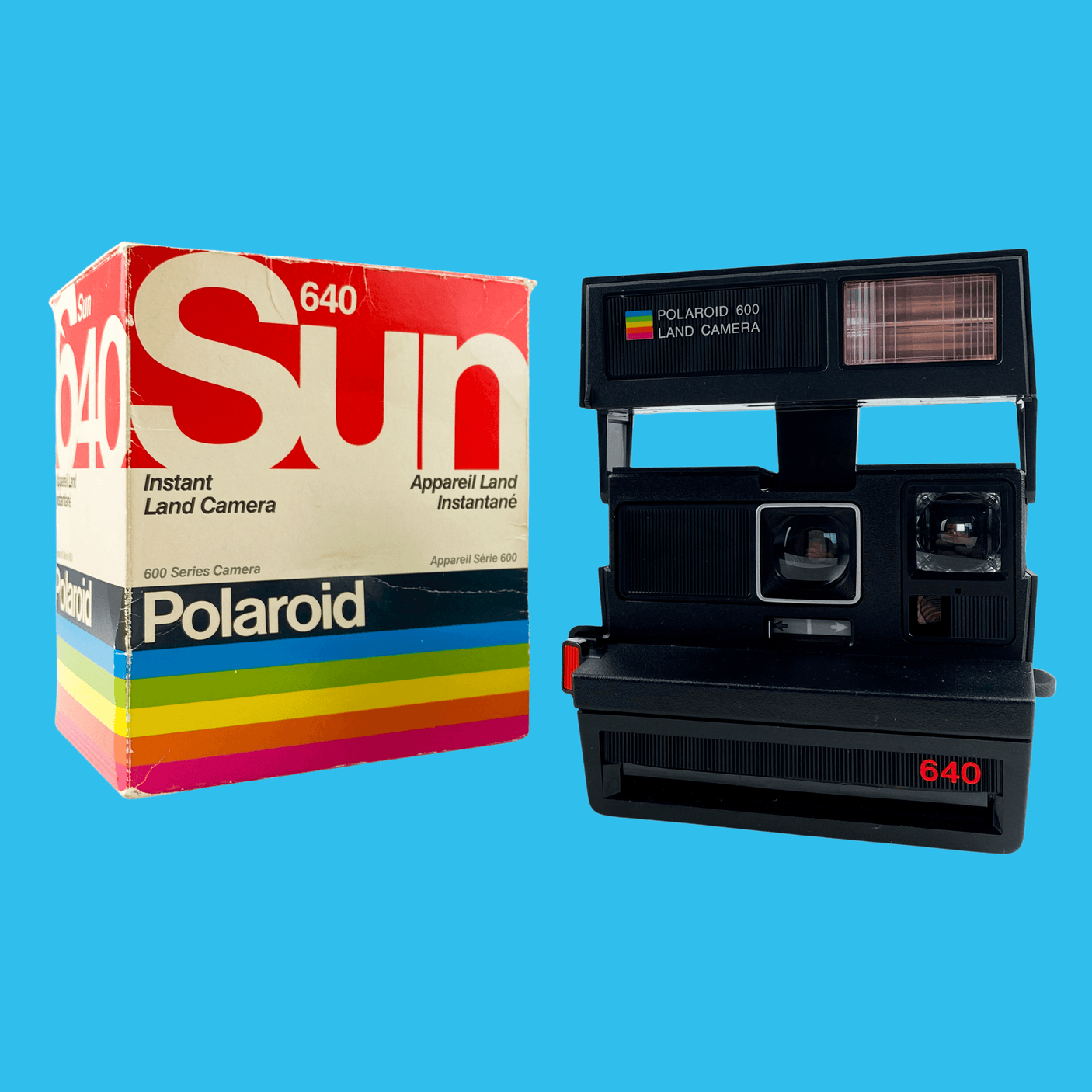 Polaroid Sun 640 Instant Film Camera (Boxed)