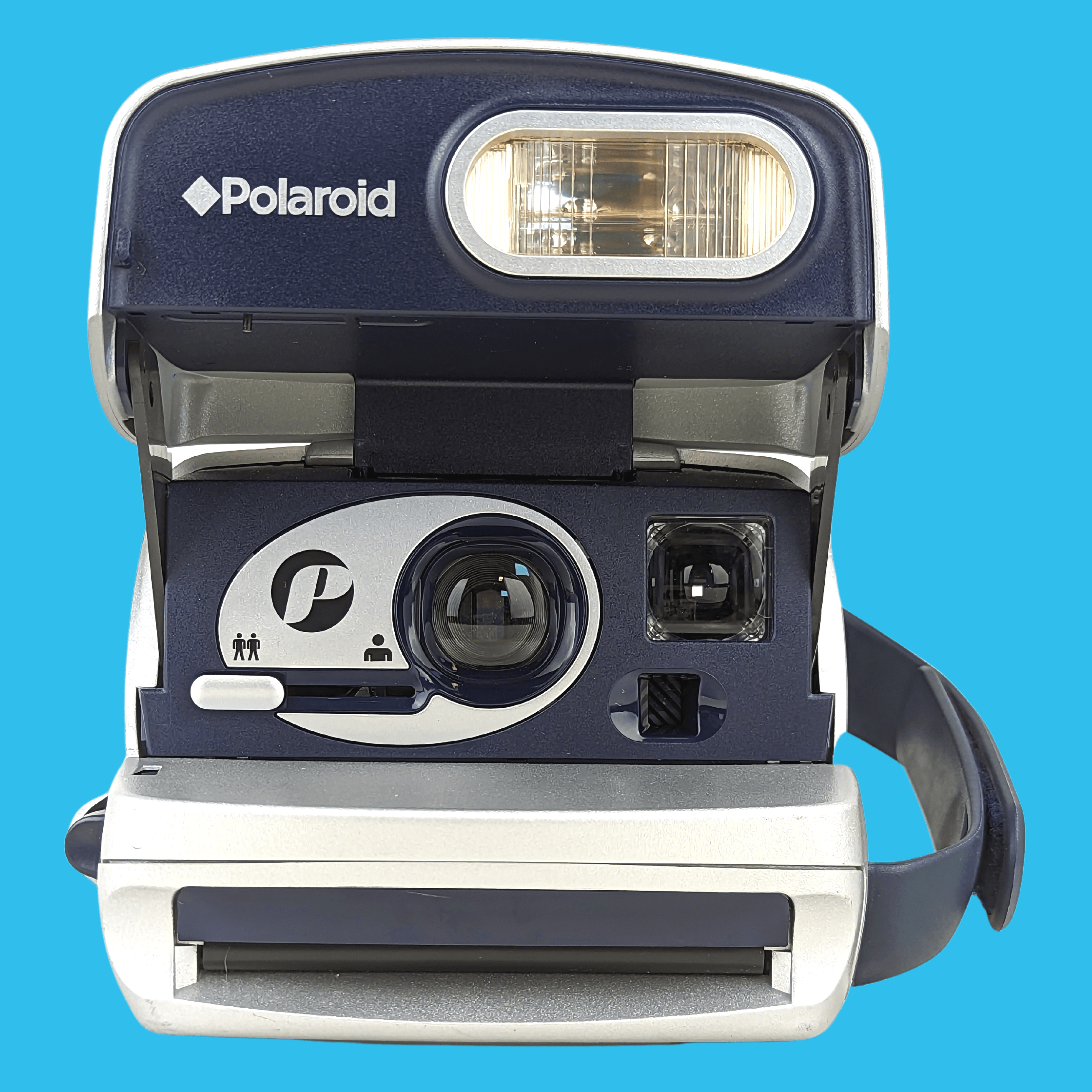 Buy Polaroid 600 Express Blue With Grey Instant Film Camera Online in India  