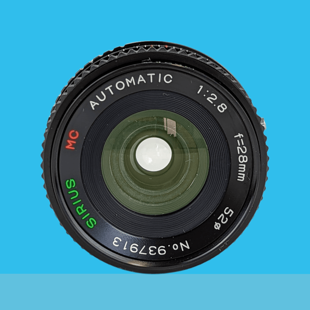 Sirius MC Automatic 28mm f/2.8 Camera Lens