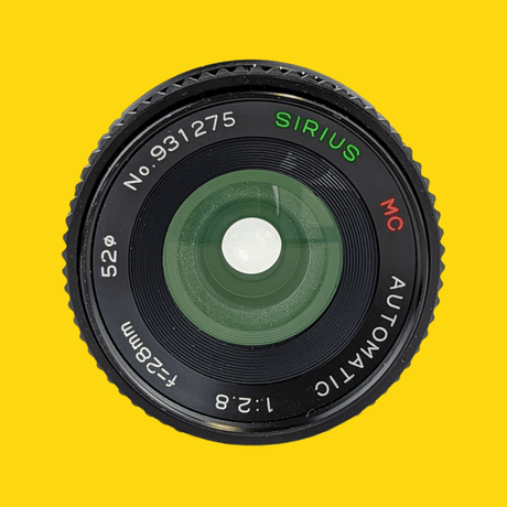 Sirius MC OM Mount 28mm f/2.8 Camera Lens