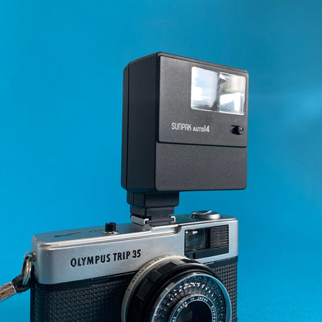SUNPAK Auto 14 External Flash Unit for 35mm Film Camera