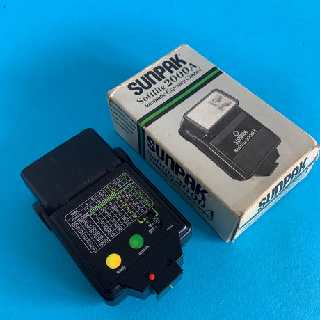 Sunpak Softlite 2000A External Flash Unit for 35mm Film Camera