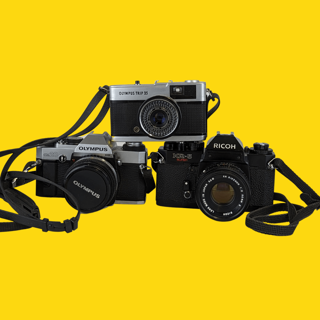 Thin Black SLR Vintage Camera Strap