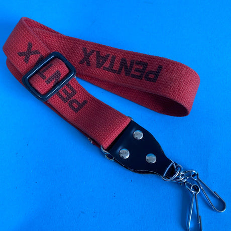 Vintage Pentax Red SLR Camera Strap