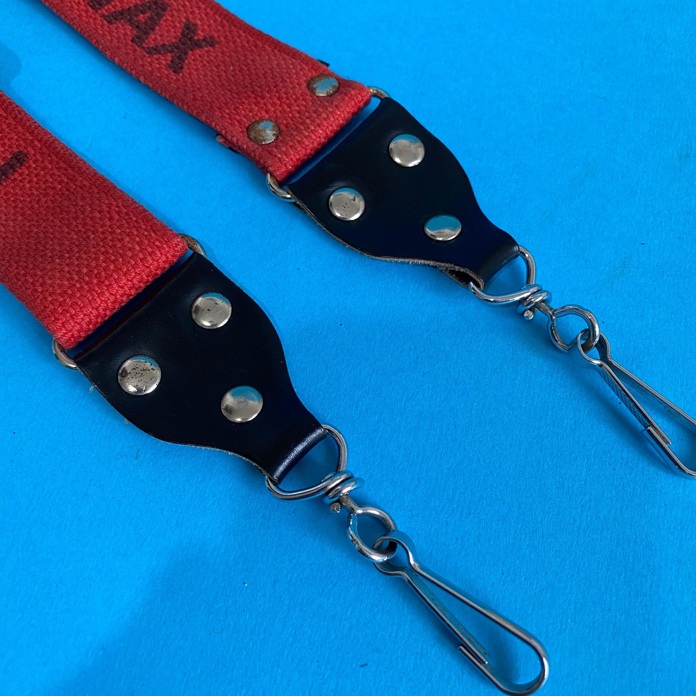 Vintage Pentax Red SLR Camera Strap