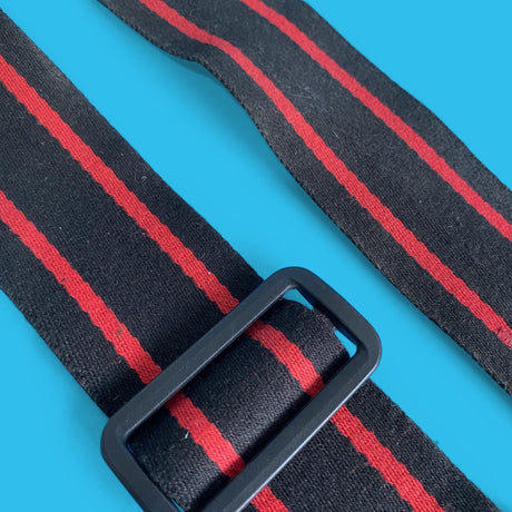 Vintage Red & Black SLR Camera Strap