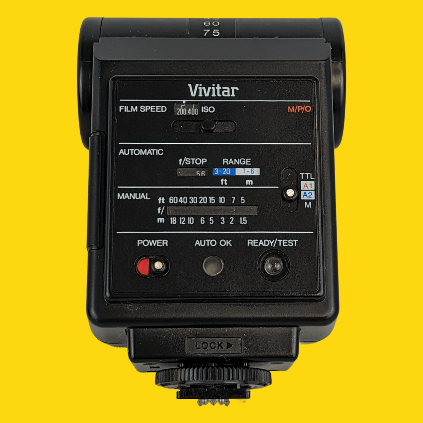 Vivitar 550 FD External Flash Unit for 35mm Film Camera