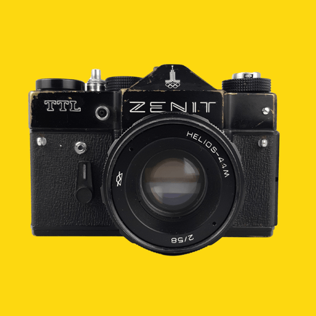 Zenit TTL Black 35mm SLR Film Camera