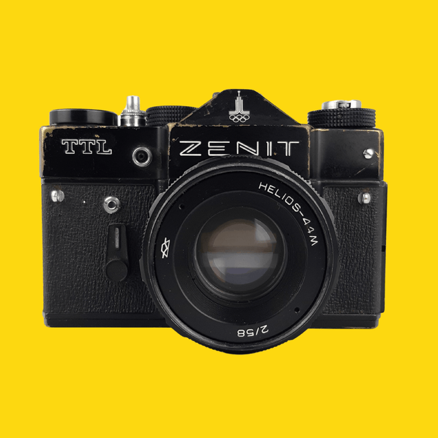 Zenit TTL Black 35mm SLR Film Camera