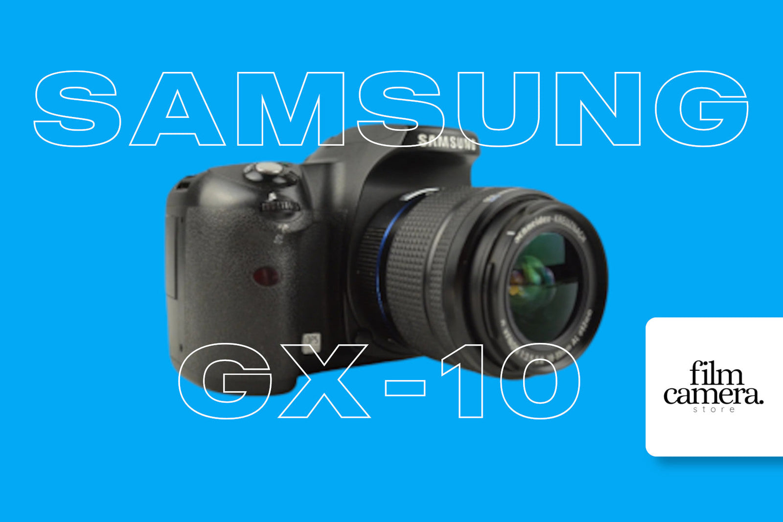 Samsung GX-10 with Schneider-Kreuznach 18–55mm Zoom Lens