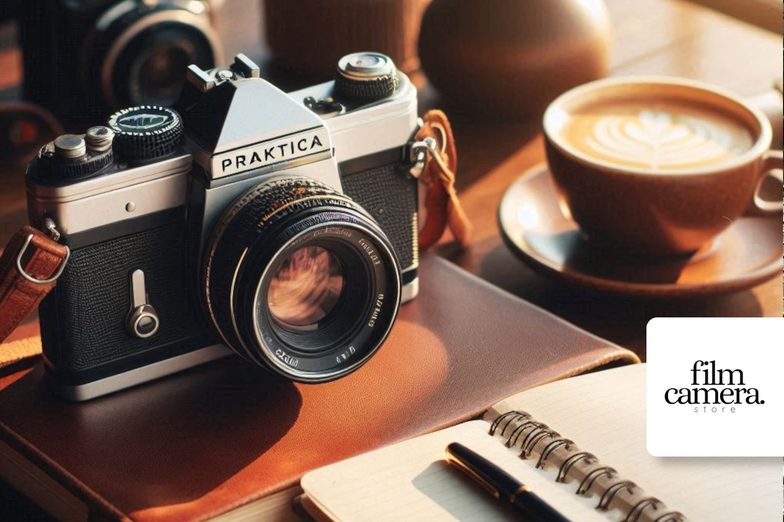 Retro film camera photography