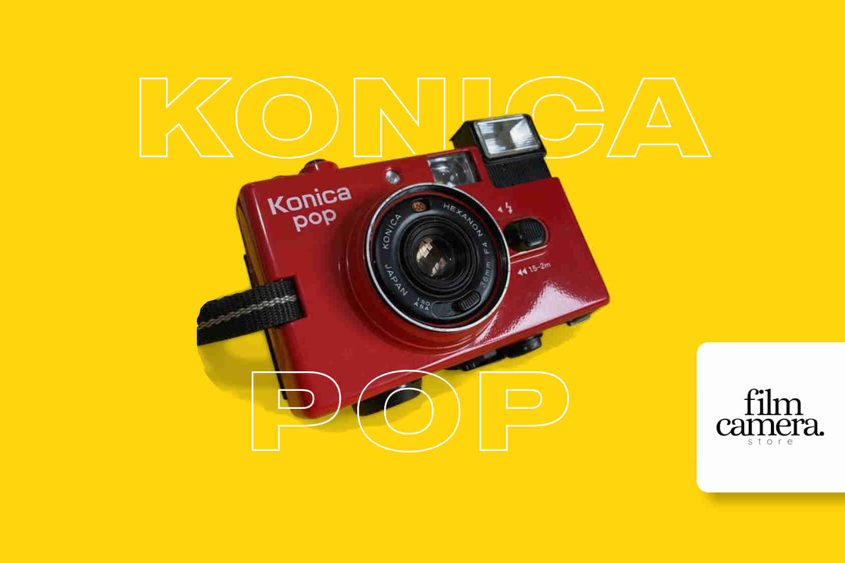Konica POP Red 35mm Film Camera: A Retro Classic – Film Camera Store