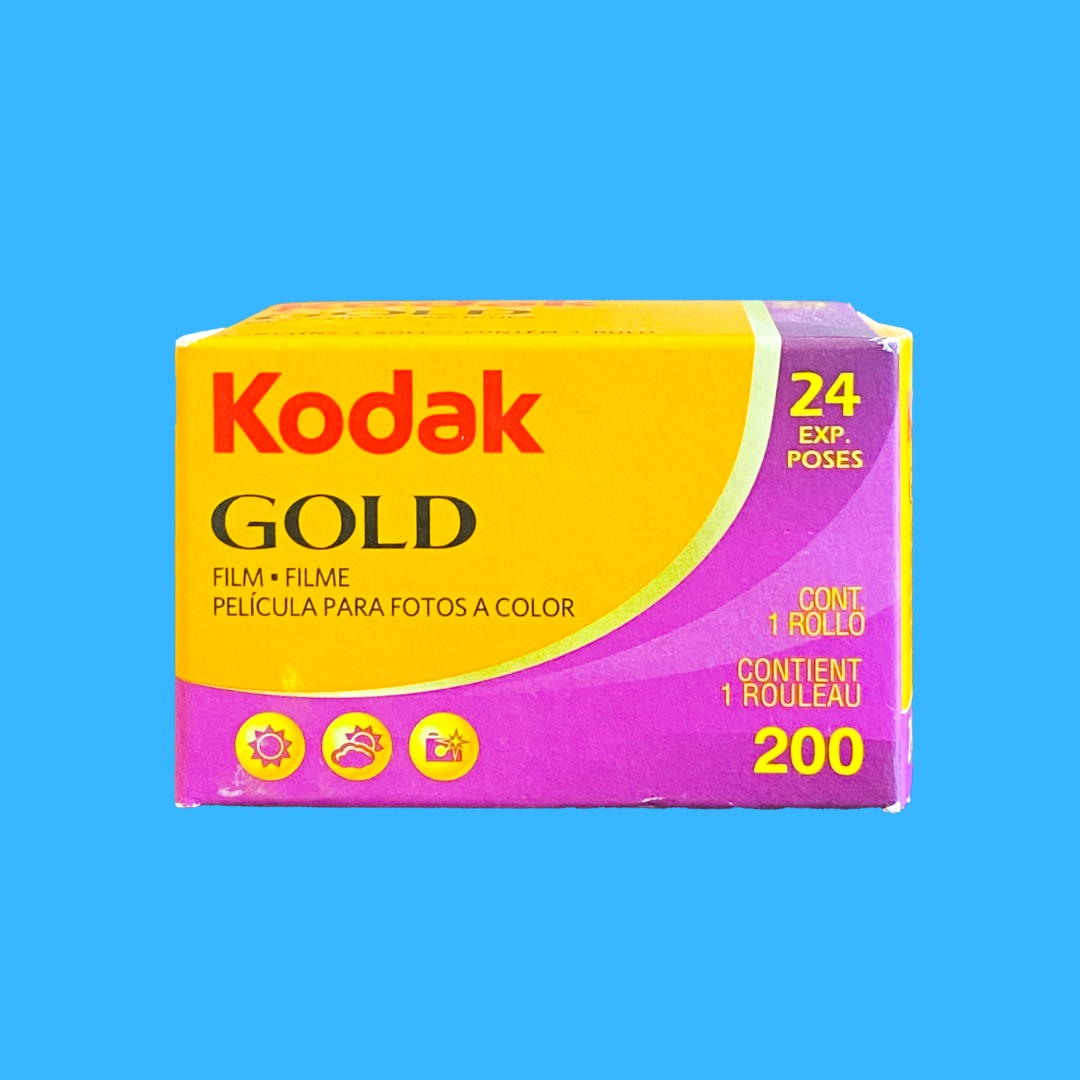 Kodak Gold 200 Colour 35mm Film 24 Exposures. Film Camera Store.