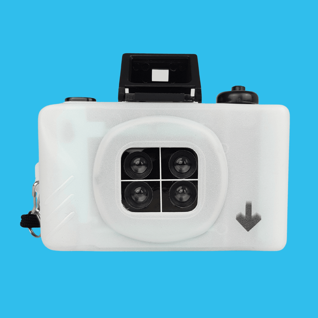 35mm Film Camera Bundle Reusable - Leopard Underwater And Lomography Four Lens Camera