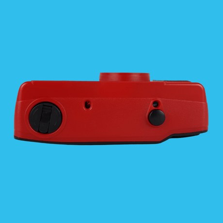 35mm Film Camera Reusable Starter Pack with Flash and 2 x 35mm Film - Red Vibe