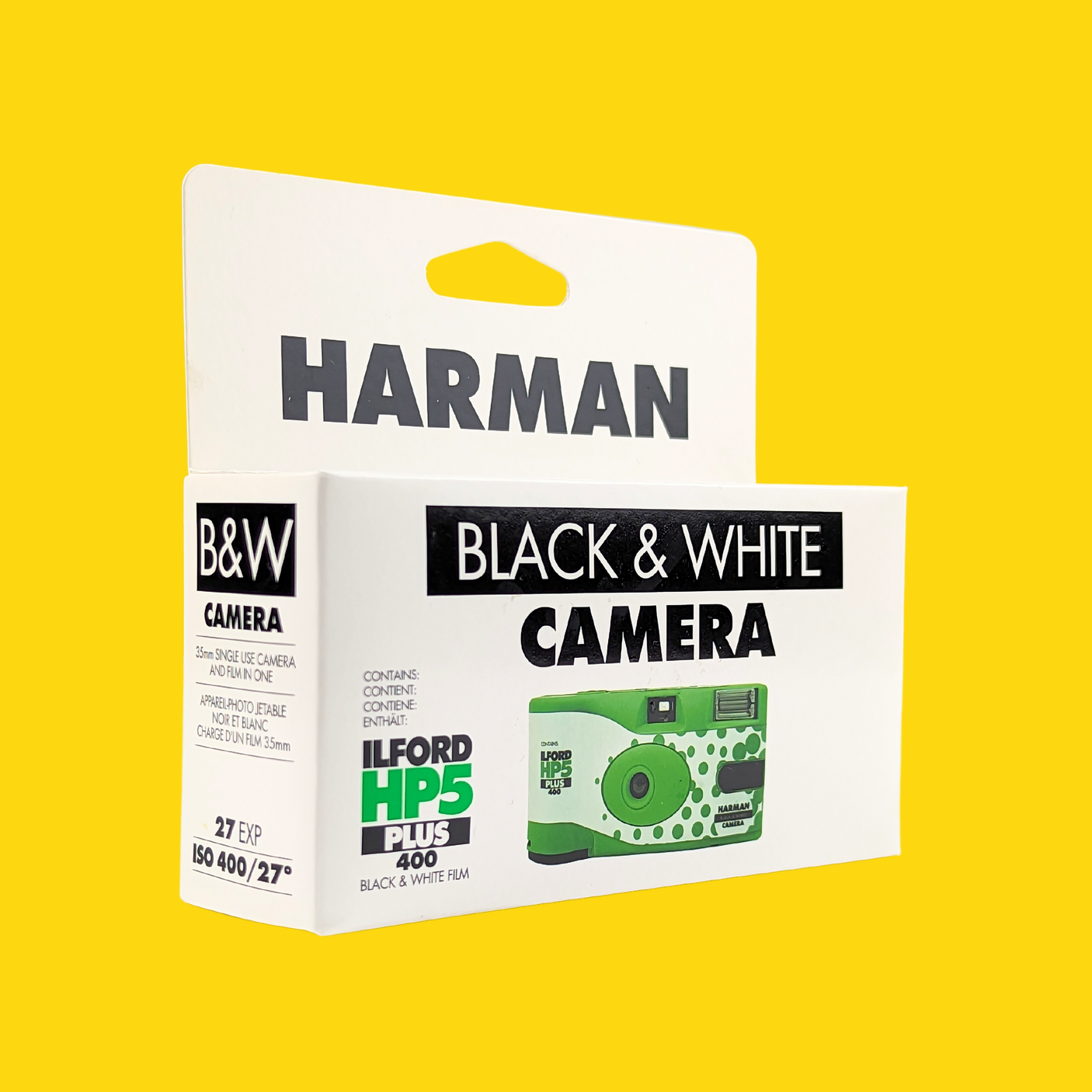 Harman Black and White Disposable 35mm Camera - Ilford HP5 Plus 400