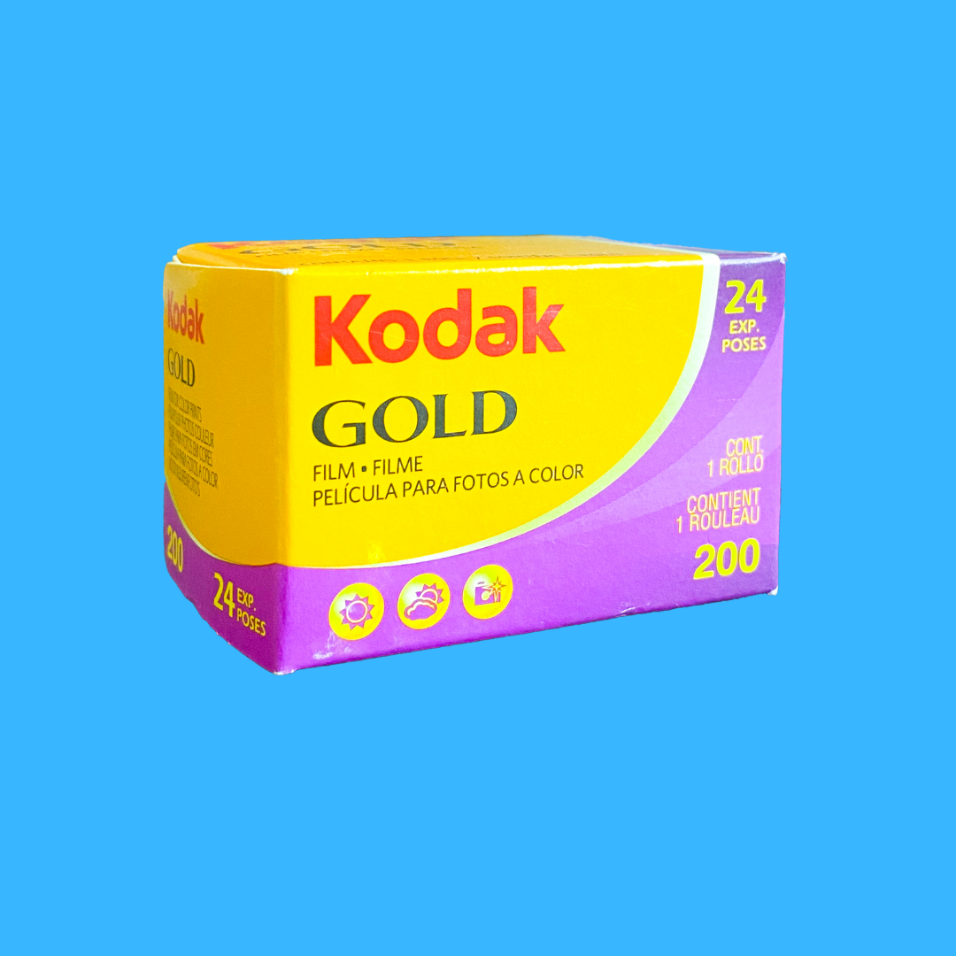 Kodak Gold 200 Colour 35mm Film 24 Exposures. Film Camera Store.