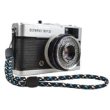 Black & Blue Camera Wrist Strap - Brand New