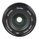 Vivitar 28mm f2.8 Prime Lens
