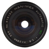 Hanimex 28mm f2.8 Prime Lens