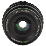 Hanimex 28mm f2.8 Prime Lens