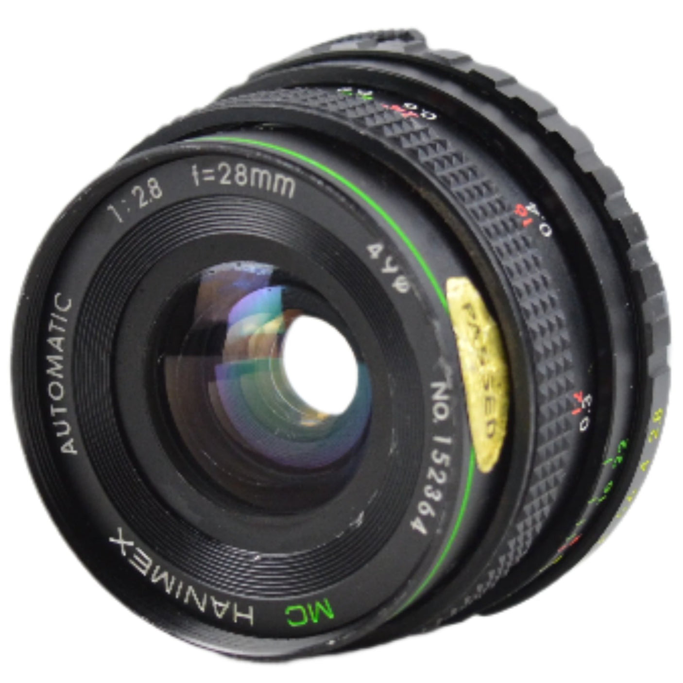 Hanimex 28mm f2.8 Prime Lens