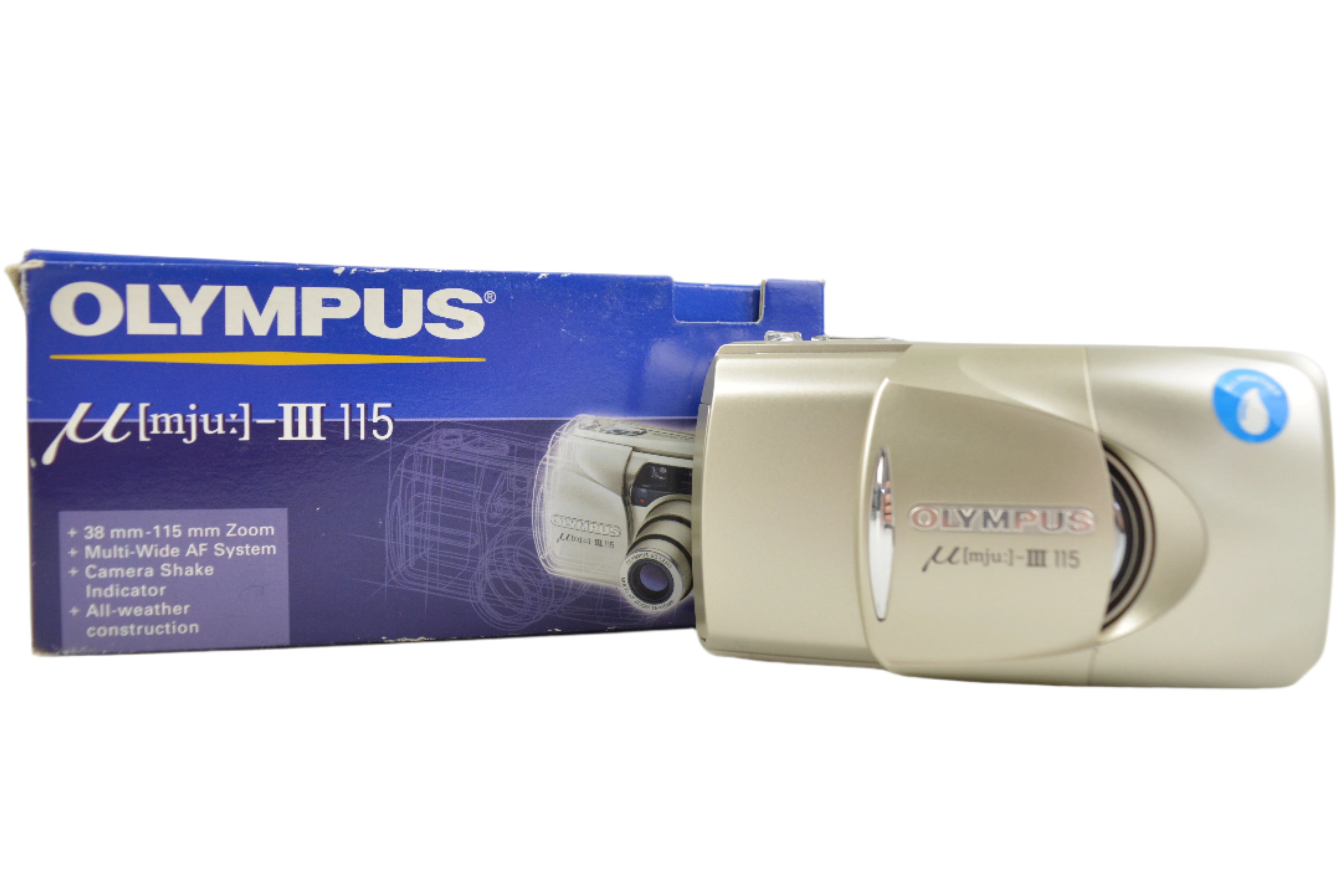 Olympus mju III 115 38-115mm Zoom Point and Shoot – Film Camera Store