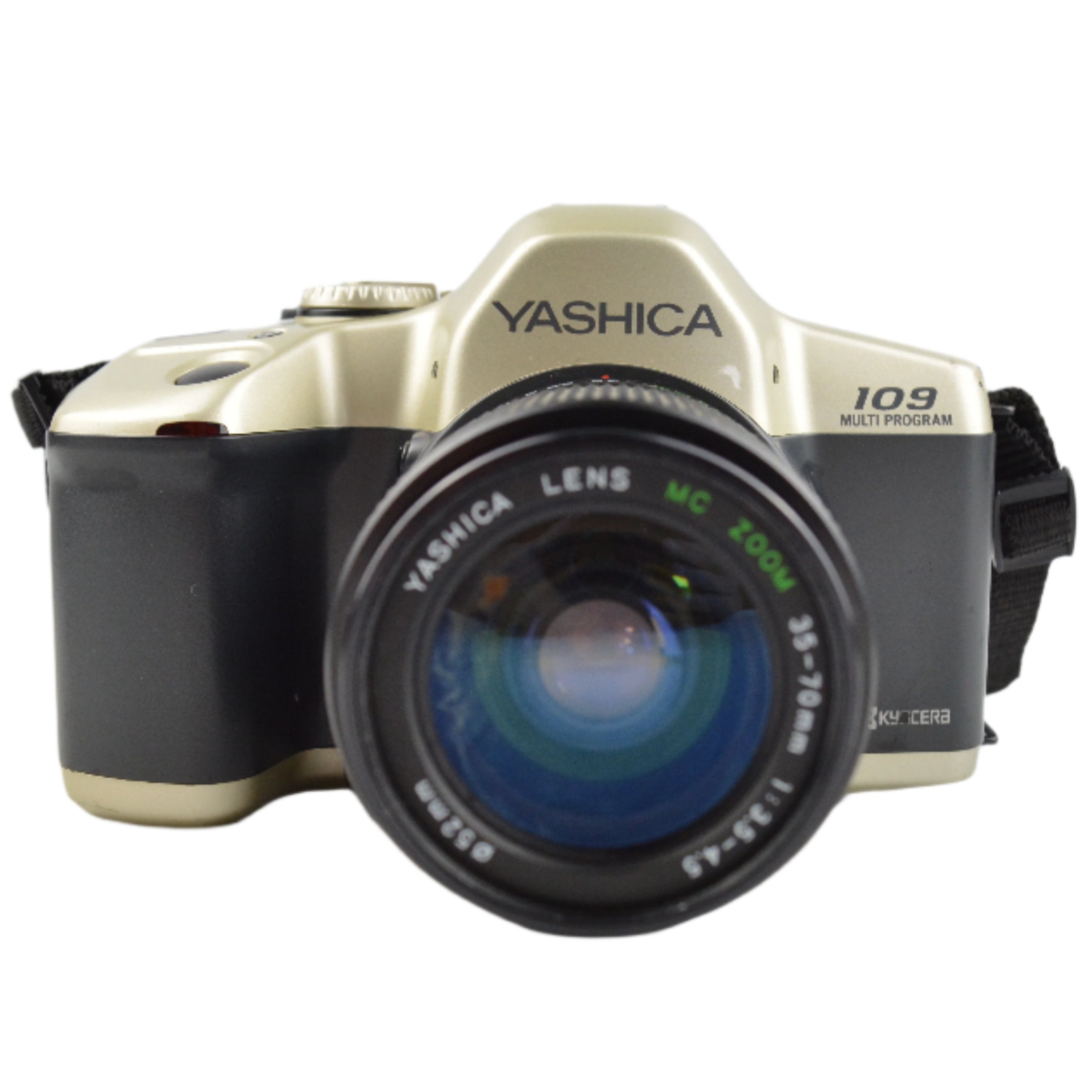 Kyocera Yashica 109 with Yashica 35-70mm f3.5 Zoom Lens – Film