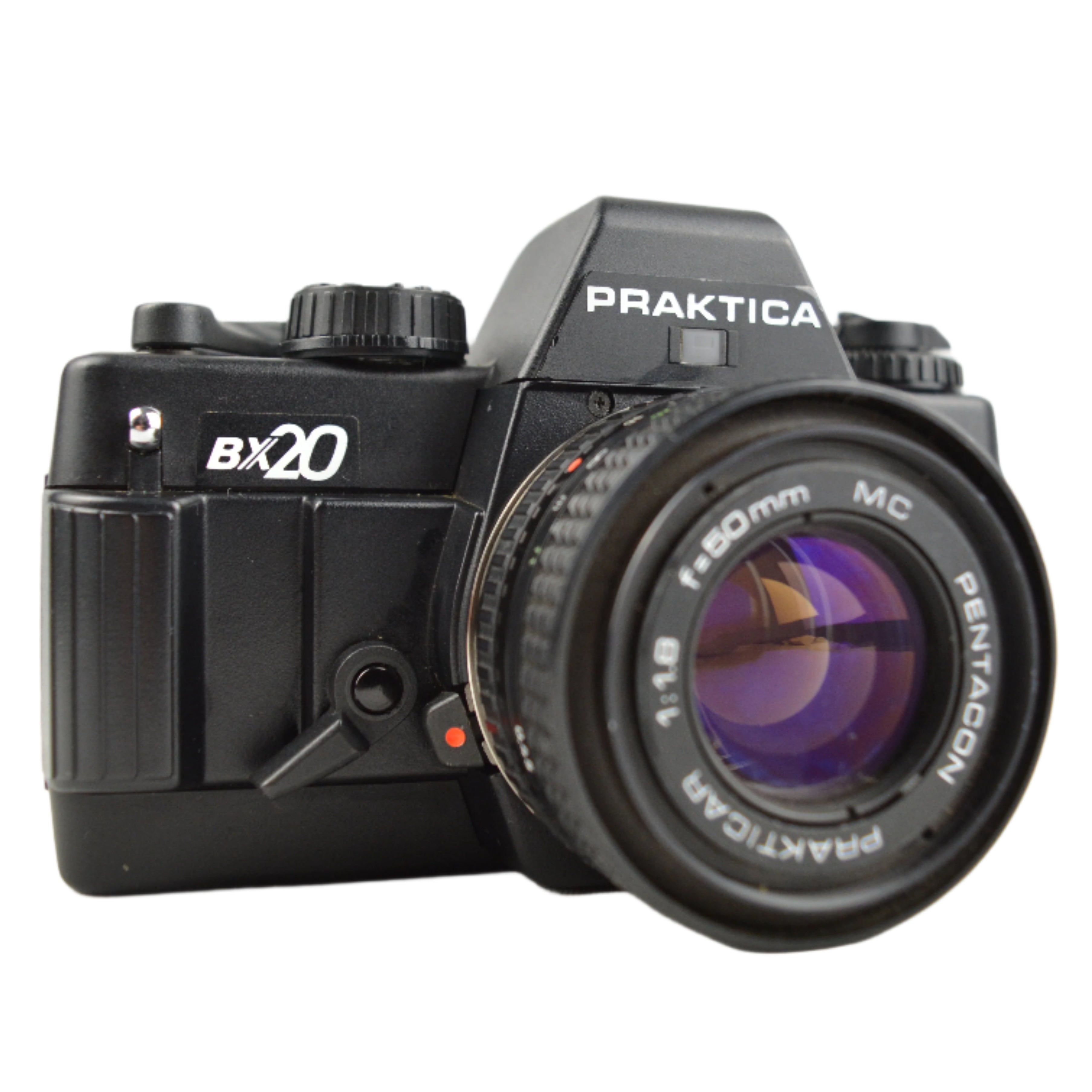 Praktica BX20 with Pentacon Praktica 50mm f1.8 Prime Lens – Film