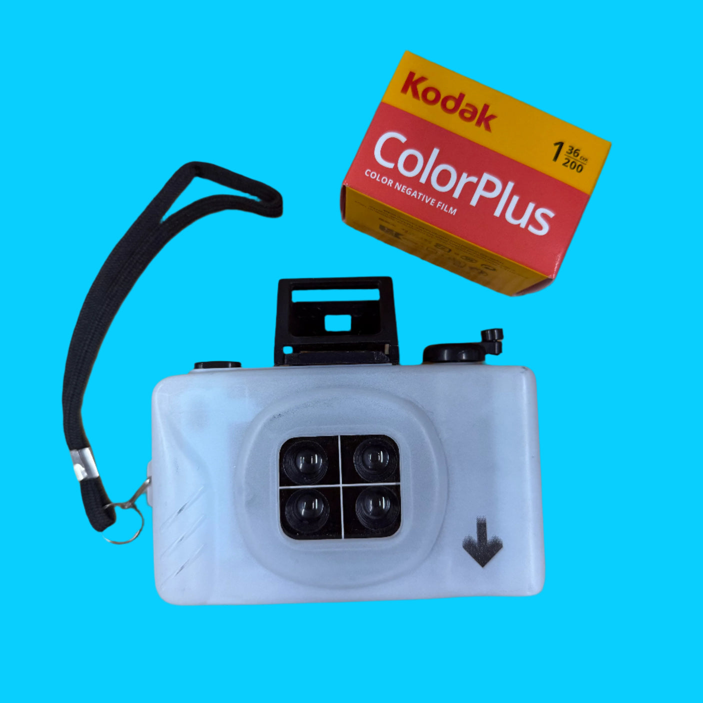 Lomography 四镜头 35mm 胶卷相机连免费胶卷