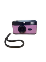 35MM REUSABLE FILM CAMERA WITH FLASH - BLACK & PURPLE