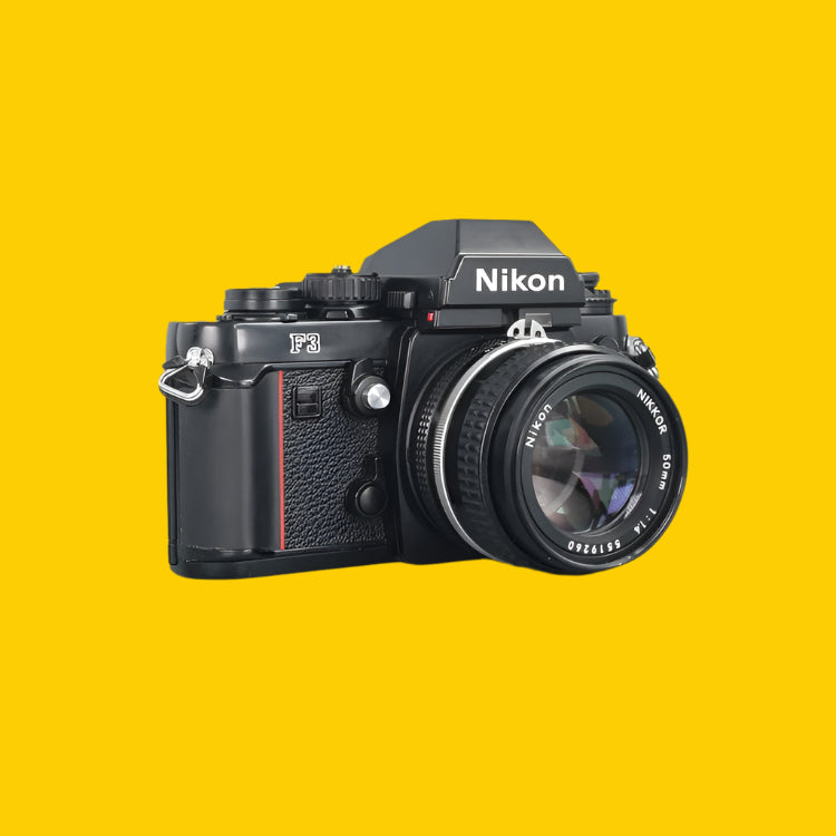 Nikon F3 SLR 35mm Film Camera w/ Nikkor 50mm Lens