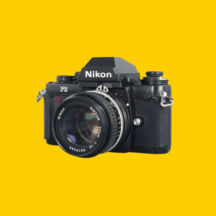 Nikon F3 SLR 35mm Film Camera w/ Nikkor 50mm Lens