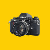 Nikon F3 SLR 35mm Film Camera w/ Nikkor 50mm Lens