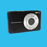 Black Compact Zoom Digital Camera - Digicam