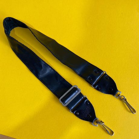 Black Leather SLR Camera Strap