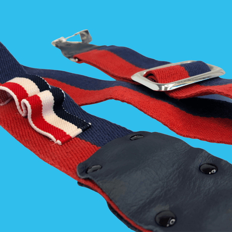 Blue & Red SLR Camera Strap