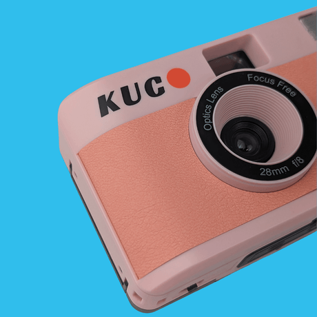 Brand New KUGO 35mm Film Camera Reusable Point And Shoot - Pink