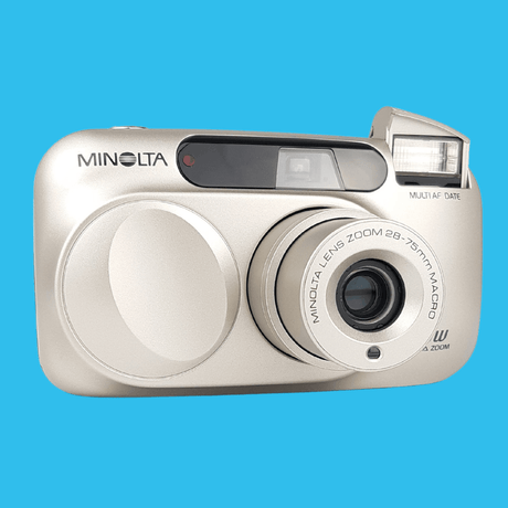 BRAND NEW - Minolta Riva Zoom 75W 35mm Film Camera Point and Shoot